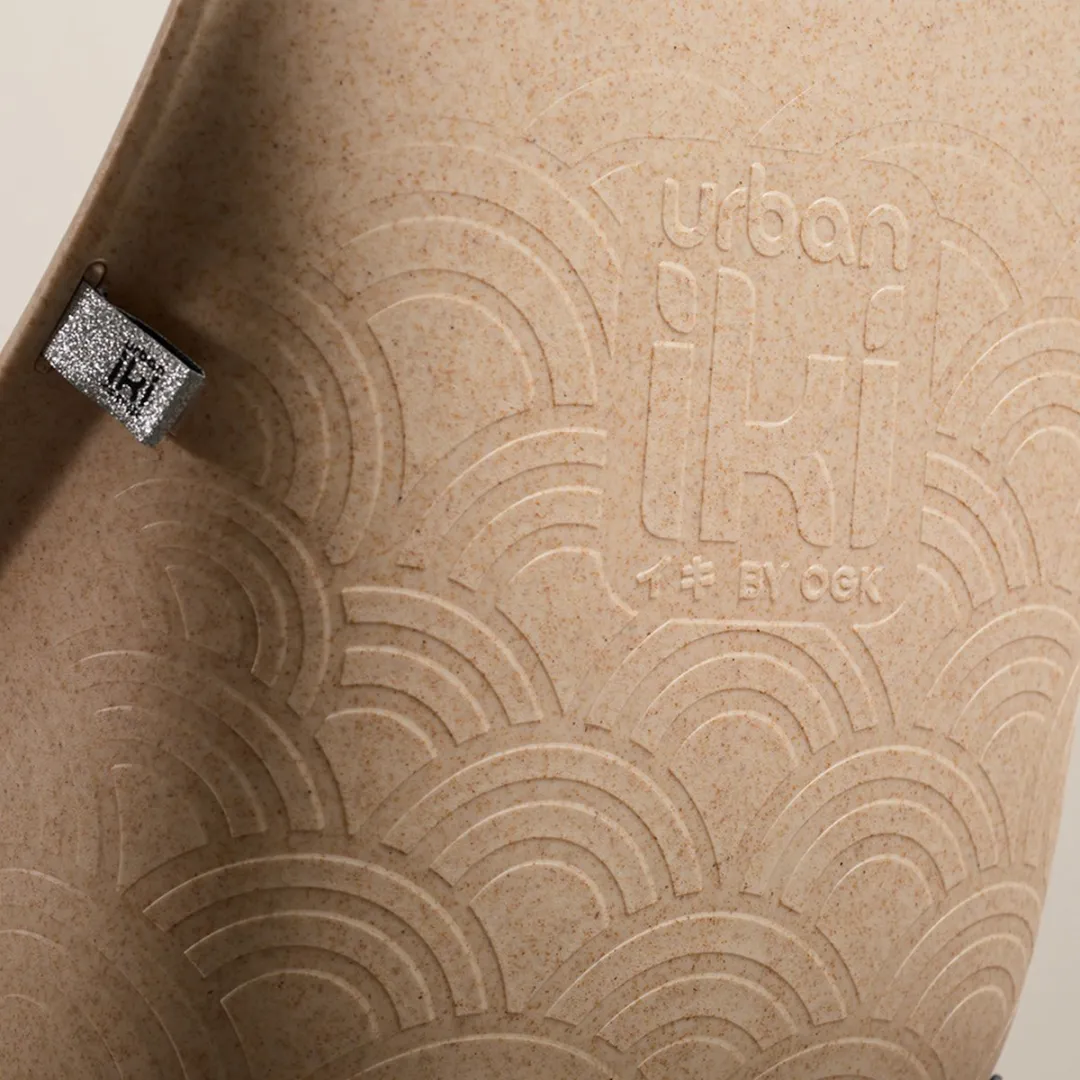 Urban Iki BIO Fietsstoeltje Oishi Beige/Bincho Black