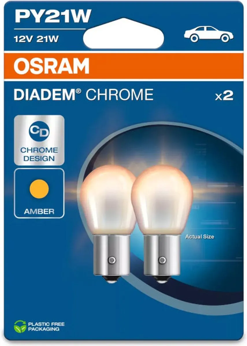 Osram Diadem PY21w/BAU15s 7507DC-2BL Set - 2 Stuks