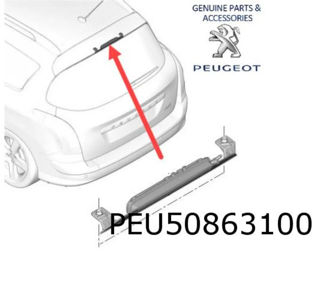Peugeot 308 SW Derde Remlicht 6351FK