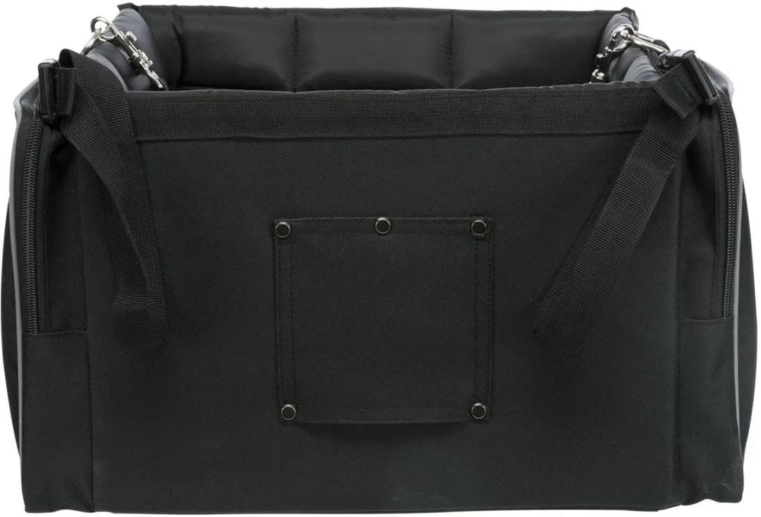 Trixie Stuur-Fietsmand Nylon Zwart/Grijs 41x26x26cm - afbeelding 6 van 6