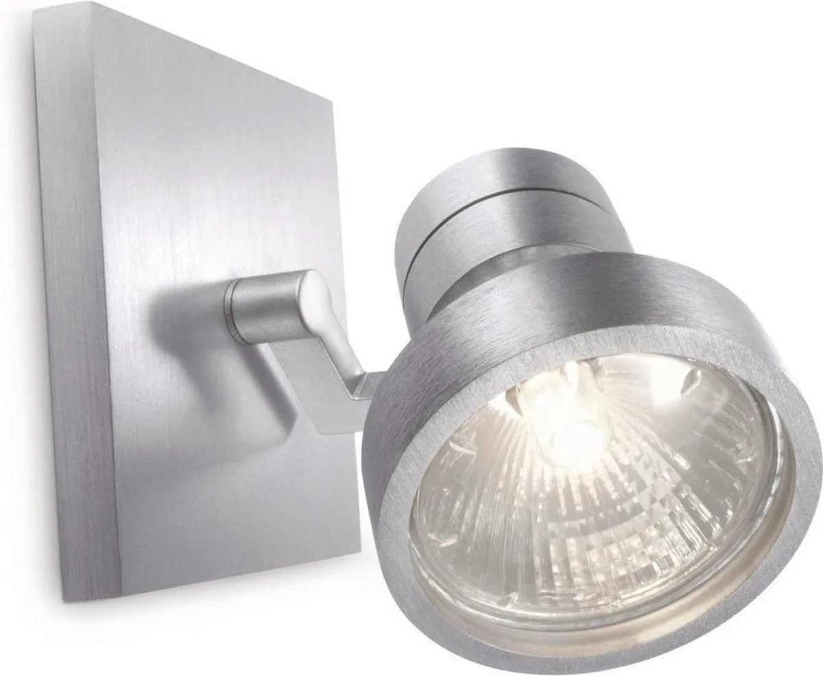 Philips myLiving Drive Wandlamp Aluminium - Warm wit licht - afbeelding 2 van 3