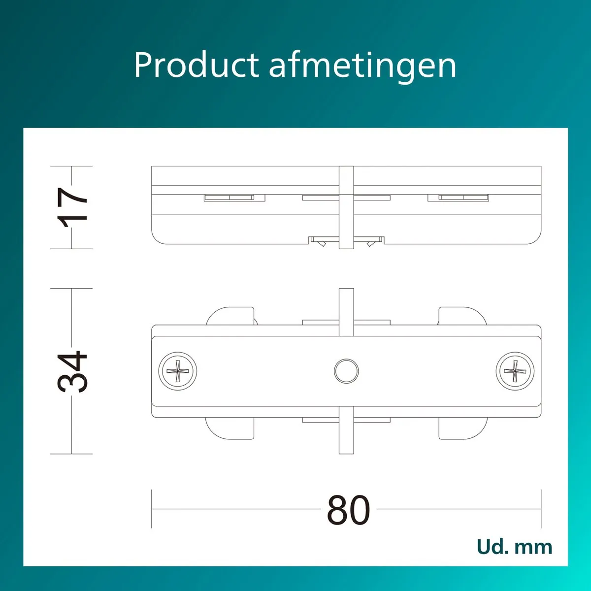 Philips EasyLink I-vormige Connector - Wit