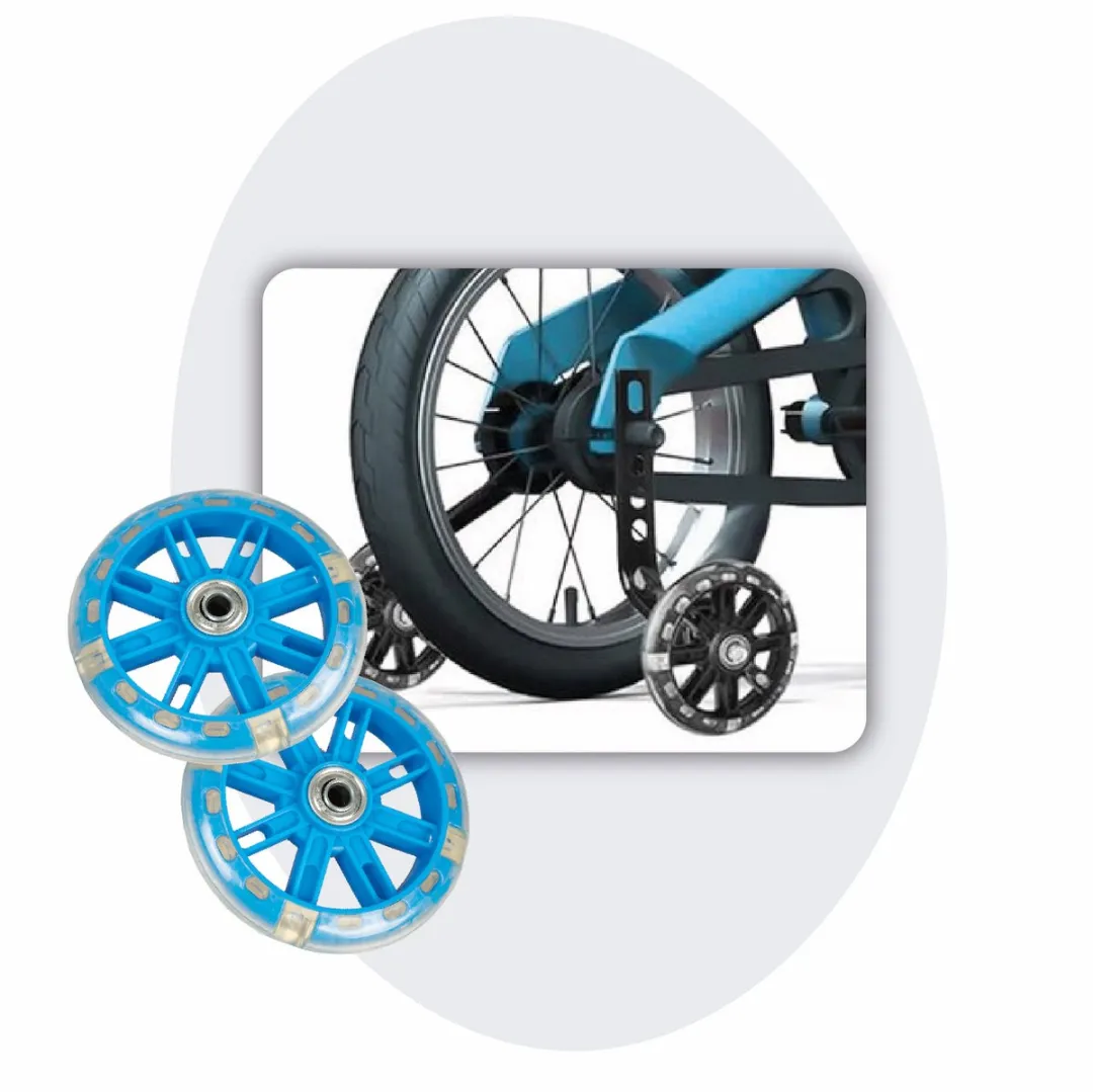 Voltano Zijwieltjes LED Verlichting Blauw 12-20 inch
