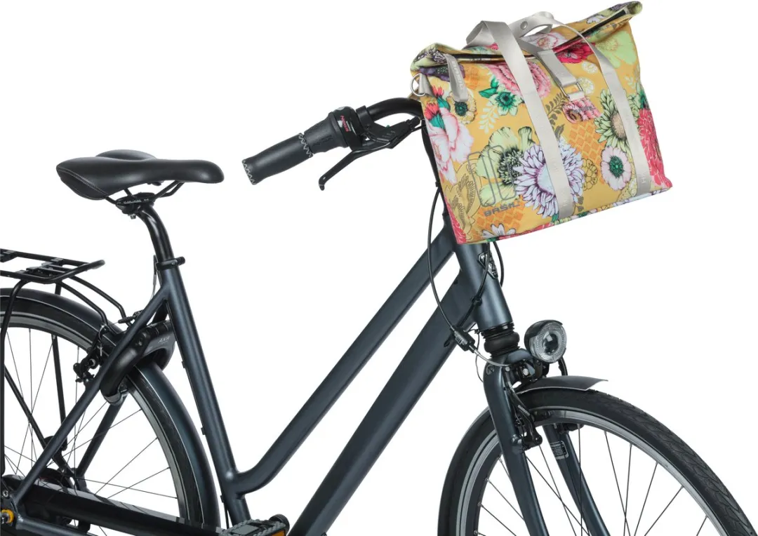 Basil Bloom Field Fietshandtas - 8-11L - Geel
