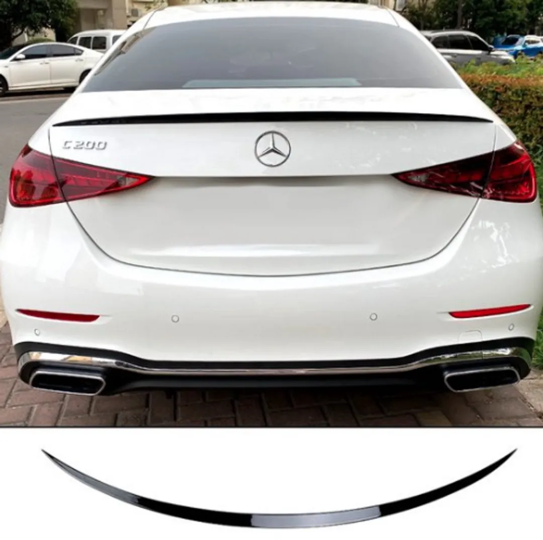 Mercedes-Benz AMG Style Kofferbak Lip Spoiler - Glanzend Zwart
