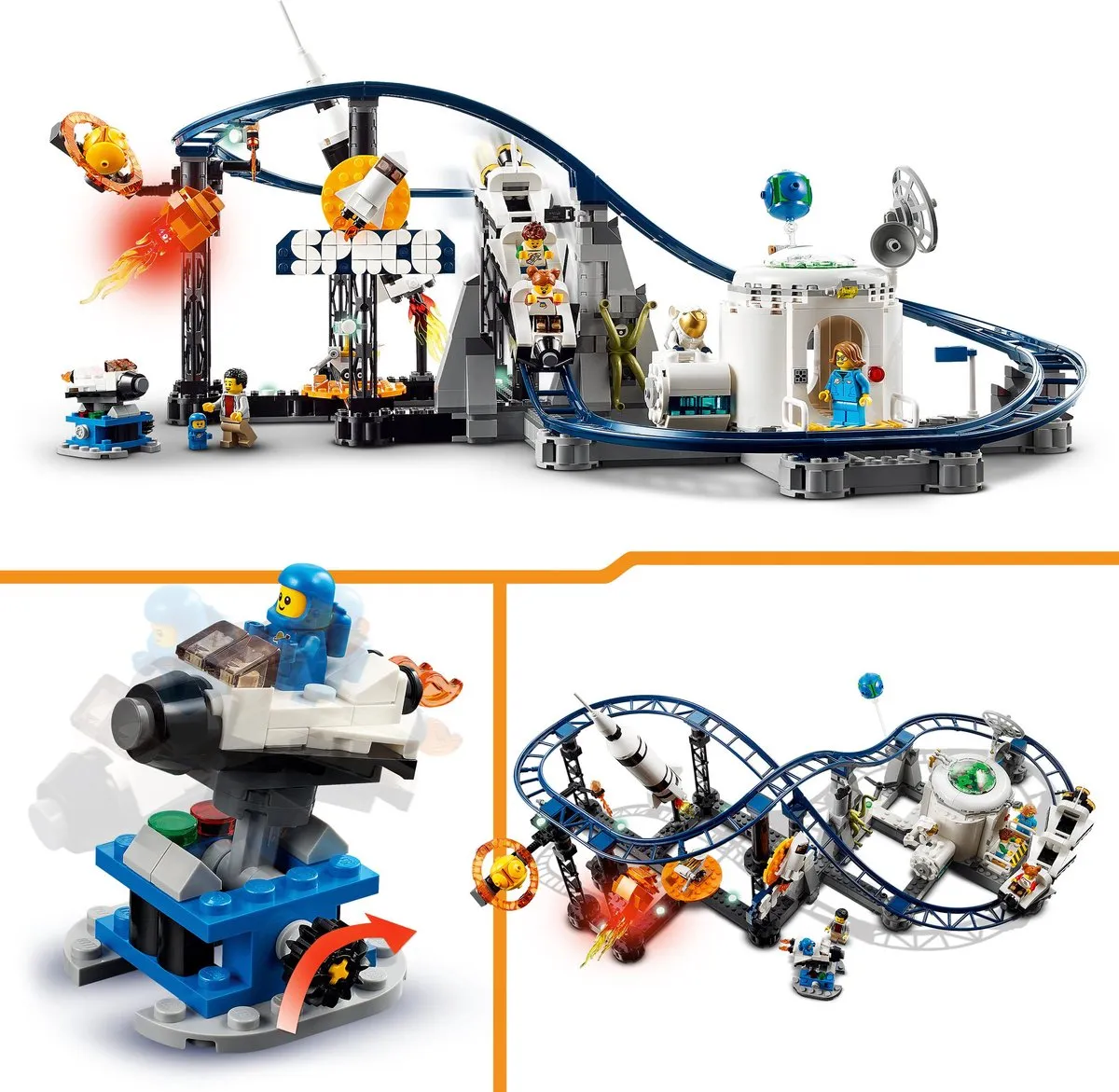 LEGO Creator 3in1 Ruimteachtbaan 31142 - 874 Stukken - afbeelding 6 van 6
