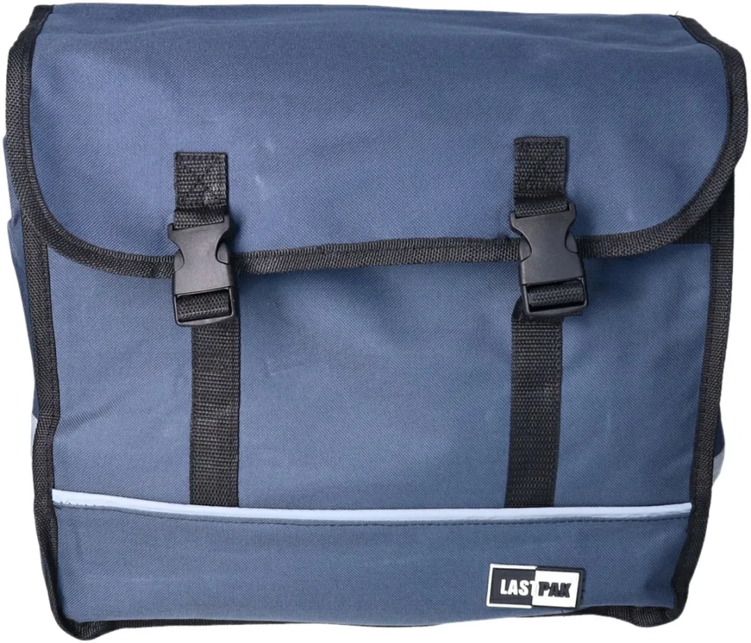 Lastpak Dubbele Fietstas 35L - Blauw