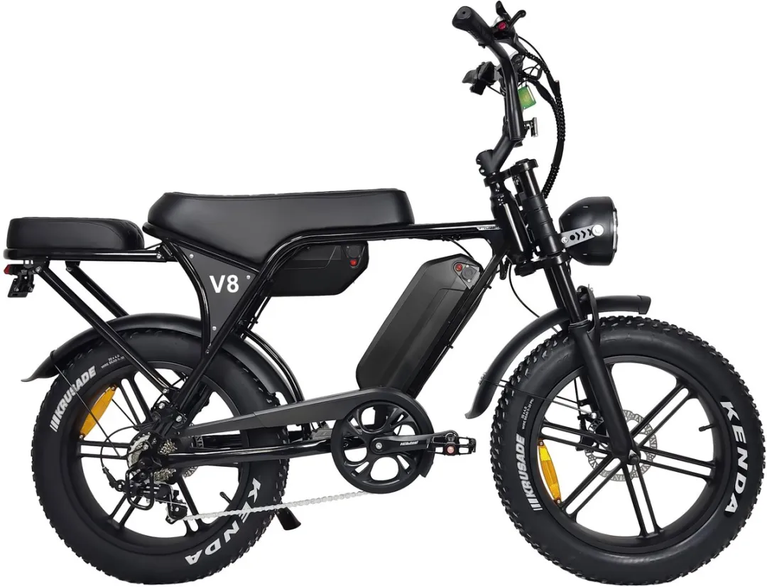 OUXI V8 Max Fatbike 20" - 720Wh - 2 Accu's