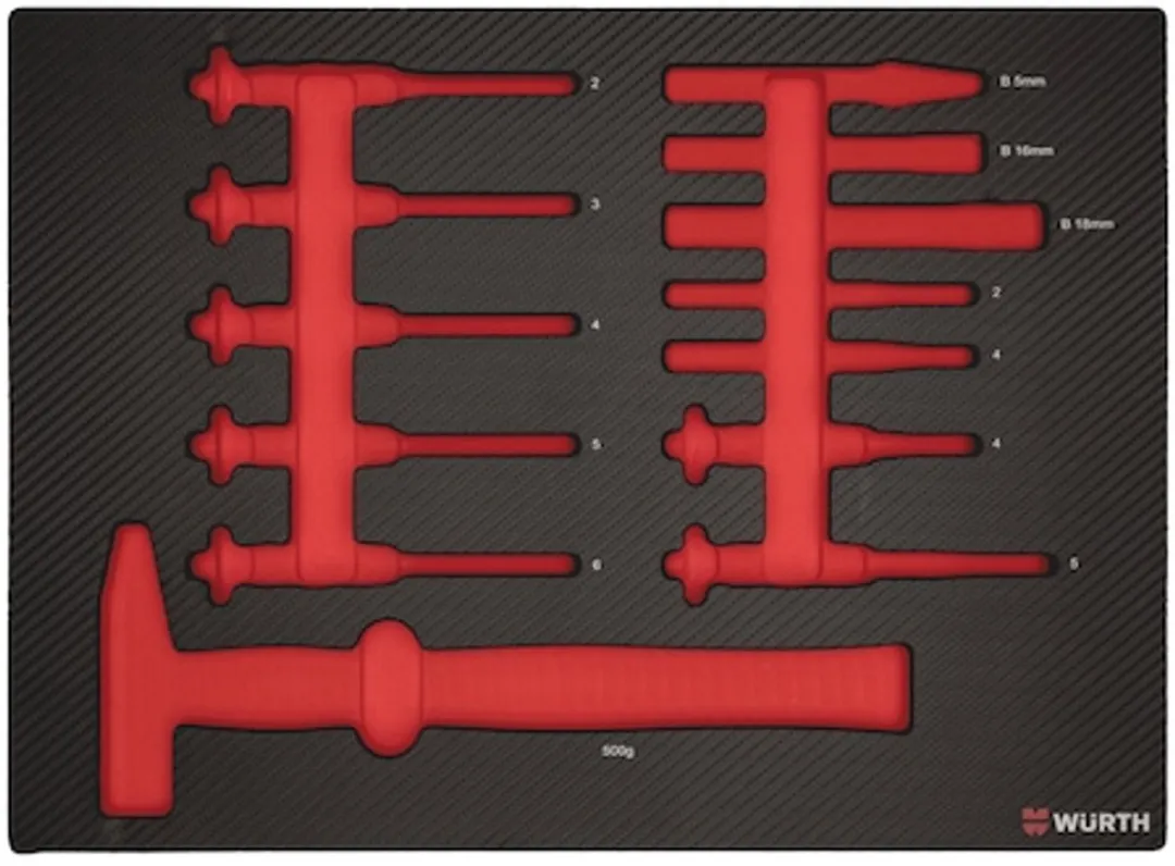 Würth Systeeminlay 8.4.1 Slaggereedschap