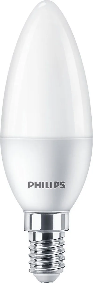 Philips LED Kaarslamp Mat 2.8W E14 - 2700K - 2 Stuks
