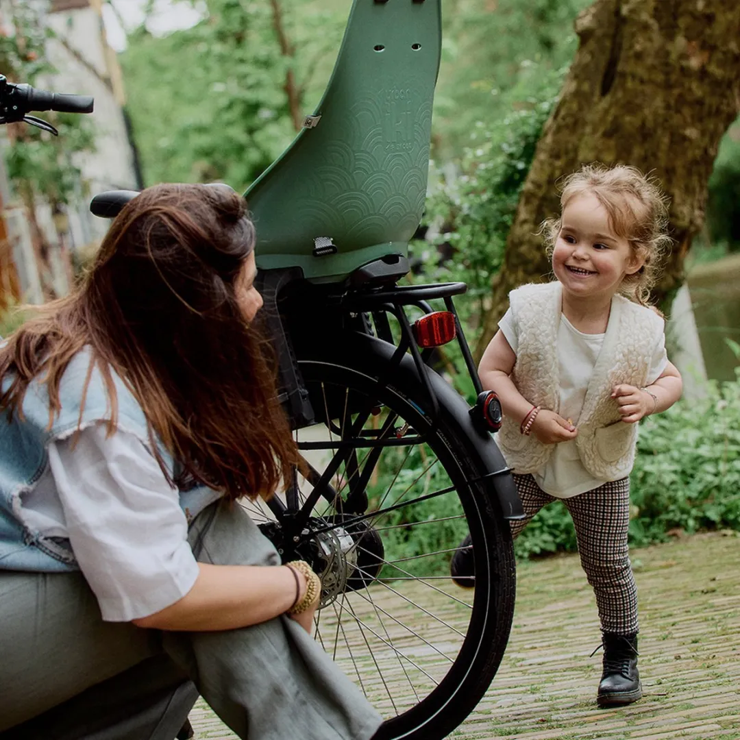Urban Iki Fietsstoeltje Achter Ta–ke MIK HD - Icho Green/Bincho Black