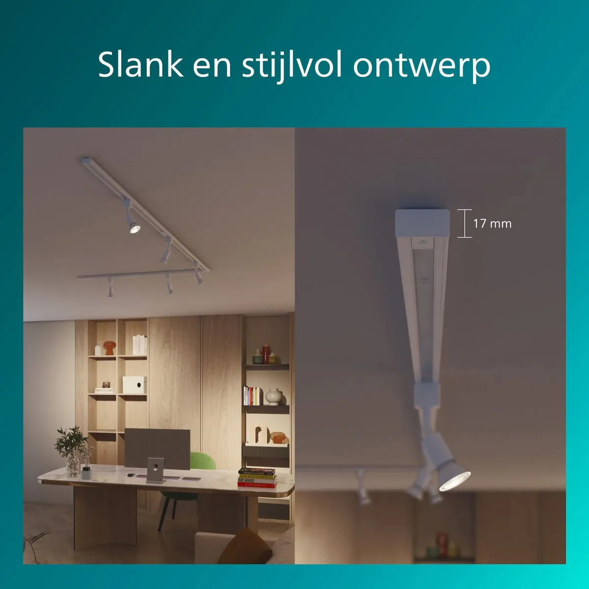 Philips EasyLink Tobia Spot GU10 15W Wit - 3 Stuks - afbeelding 6 van 6