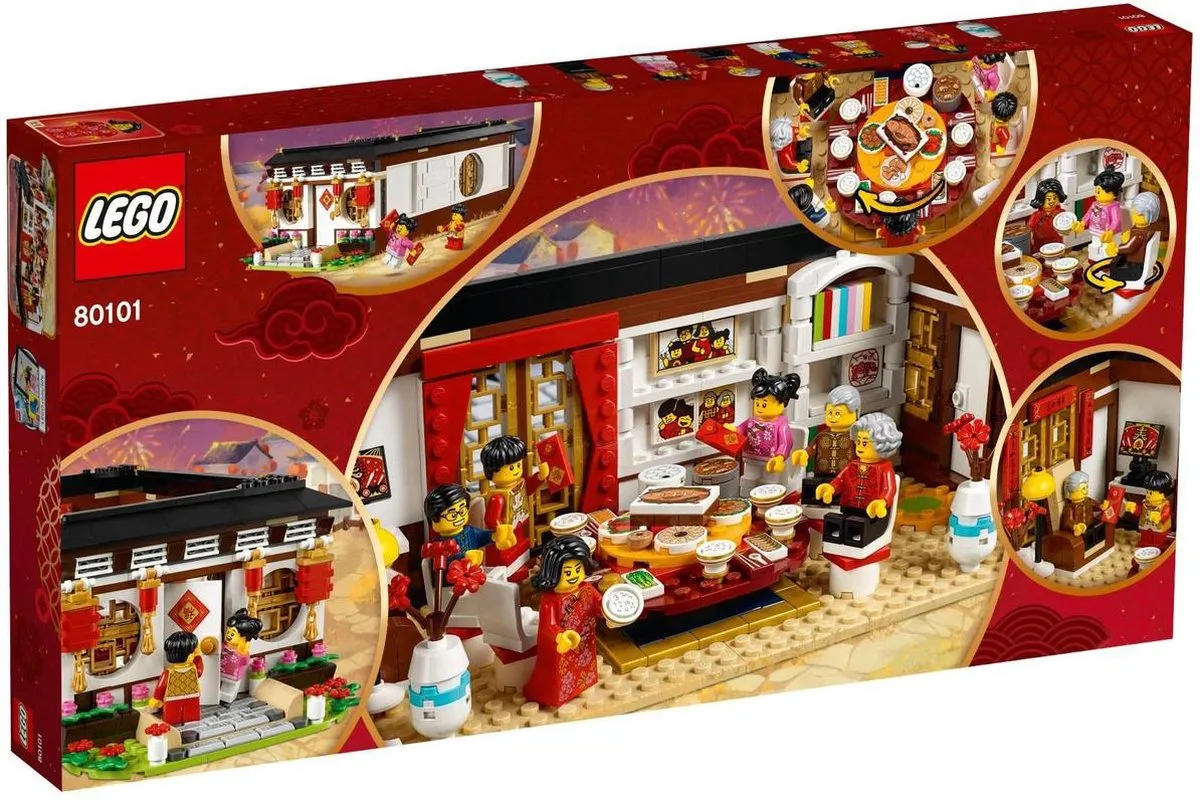 LEGO Chinese New Year's Eve Dinner 615 Stukken - 6 Minifiguren
