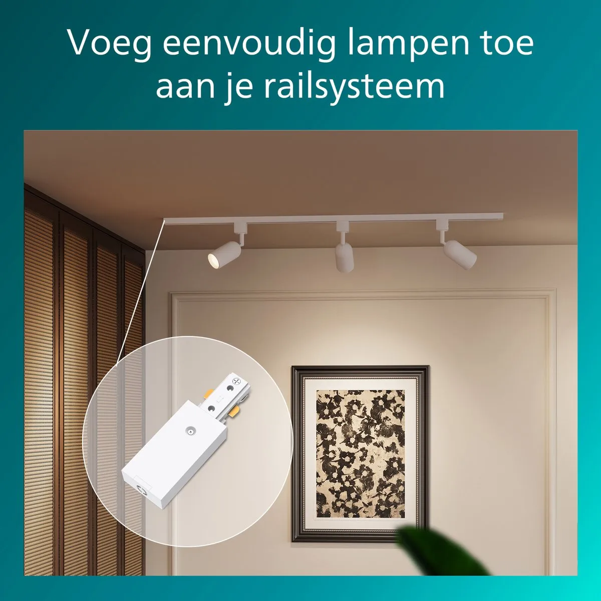 Philips EasyLink Stroomaansluiting Railverlichting - Wit