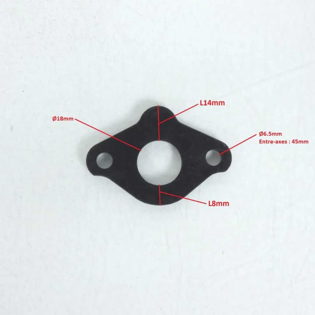 Peugeot Kisbee 4T Isolatieschijf Inlaatpijp 3mm