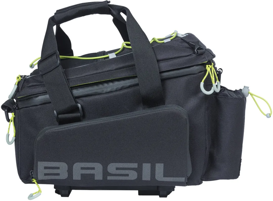 Basil Miles XL Pro Trunkbag 36L - E-bike - Zwart/Lime
