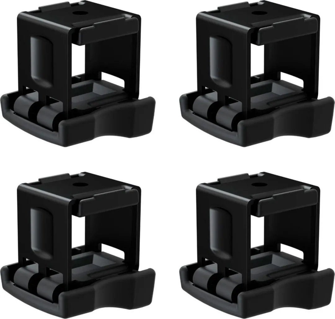 Thule SquareBar Adapter - 4 Stuks - Zwart