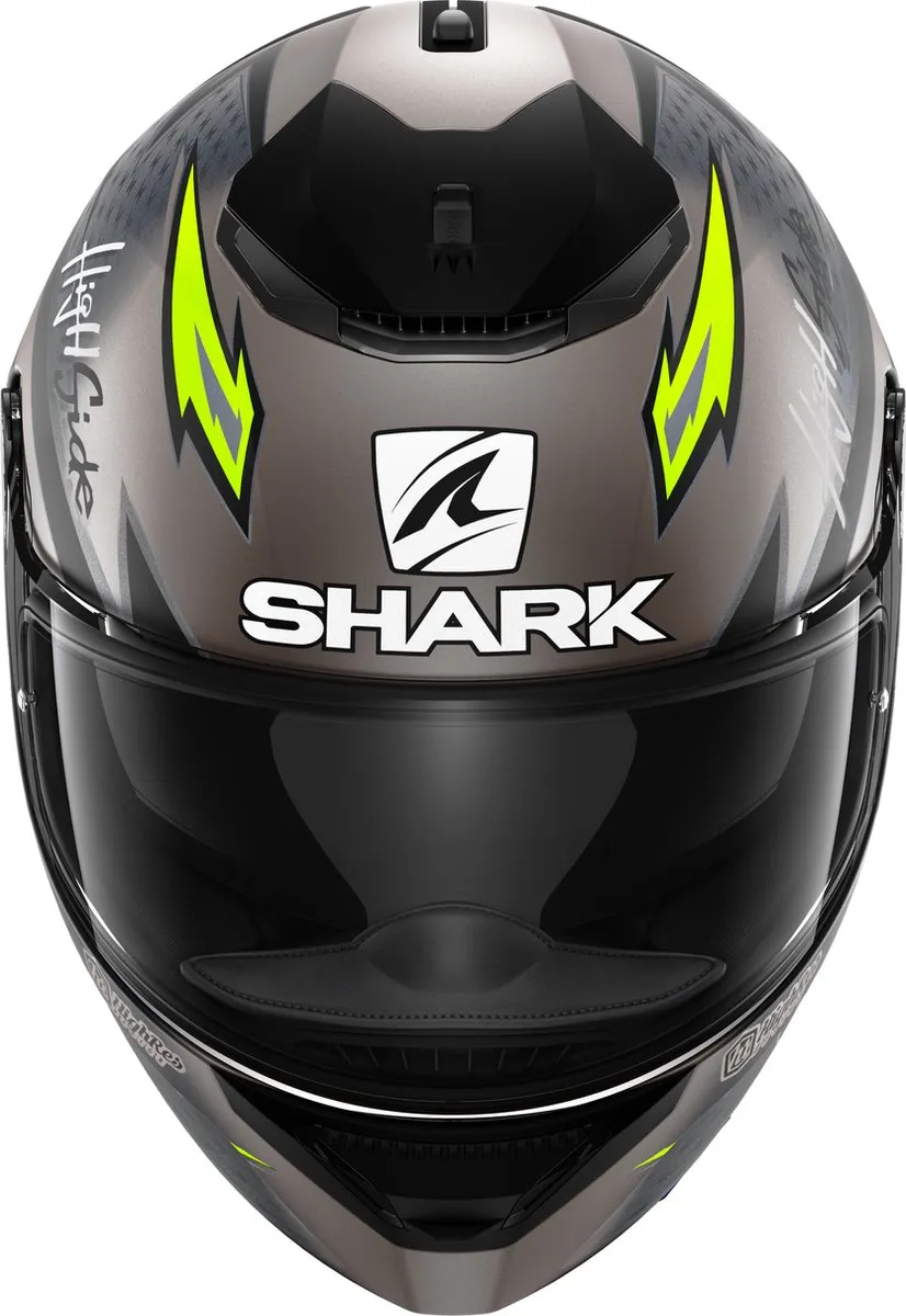 Shark Spartan 1.2 Motorhelm - Maat XS - Antraciet/Zwart Geel