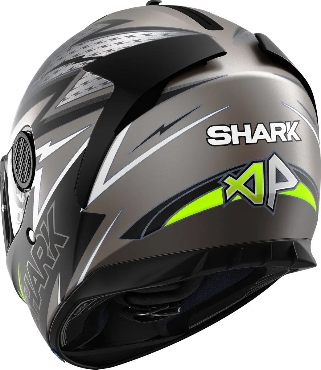 Shark Spartan 1.2 Motorhelm - Maat XS - Antraciet/Zwart Geel
