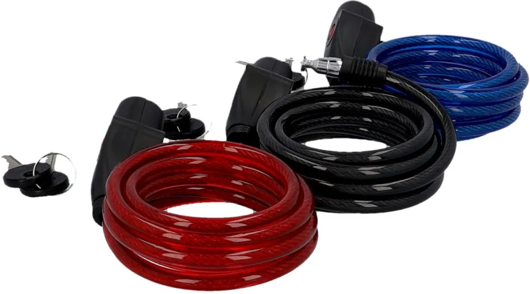 Fischer Spiraalslot 180cm - 3 Stuks Multicolor
