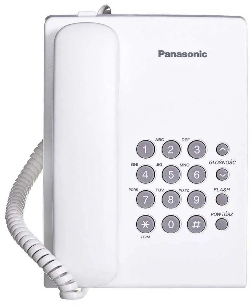 Panasonic KX-TS500PDW Analoge Telefoon - Zwart