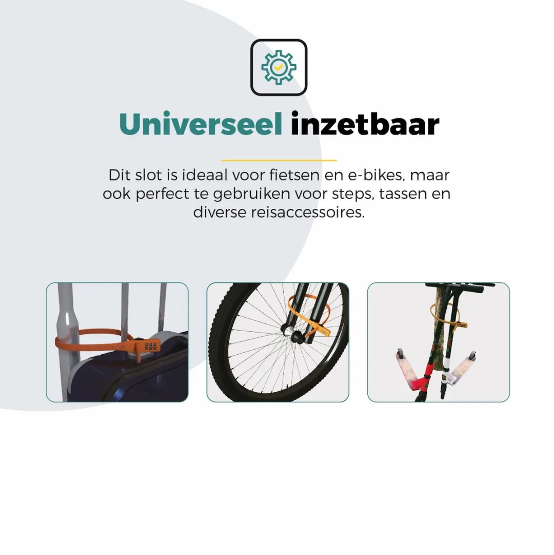 Voltano Accuslot Bagagedrager Codeslot - Blauw
