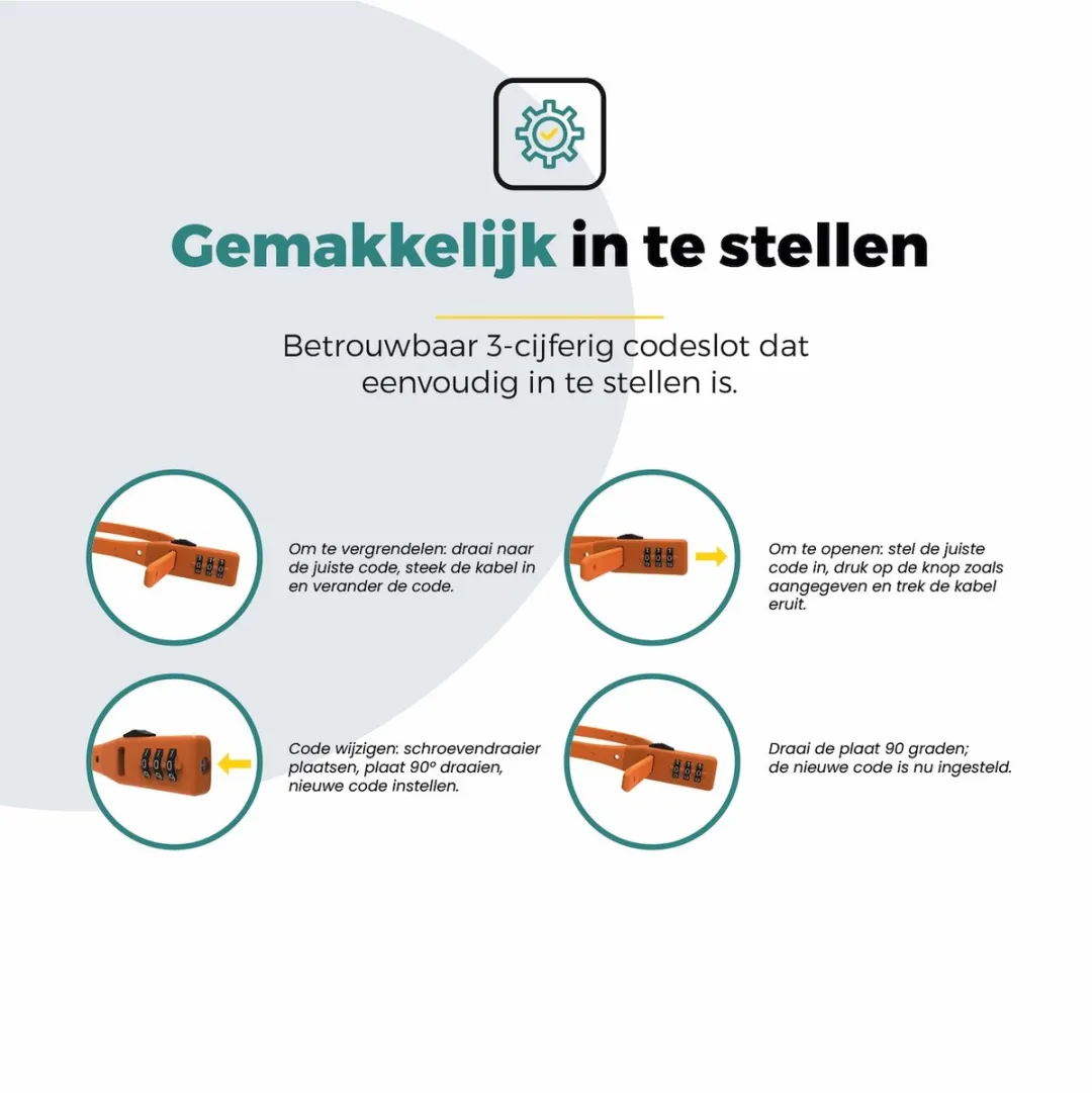 Voltano Accuslot Bagagedrager Codeslot - Blauw