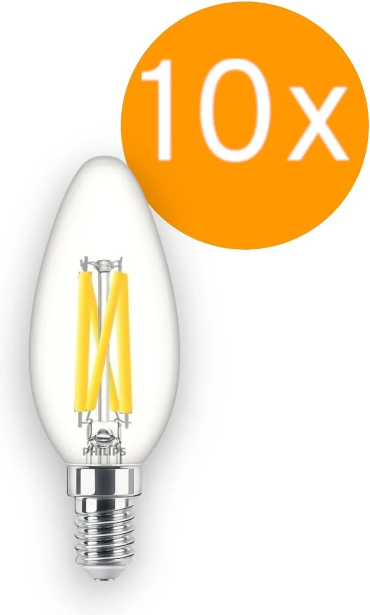Philips LED Kaarslamp E14 3.4W 470lm