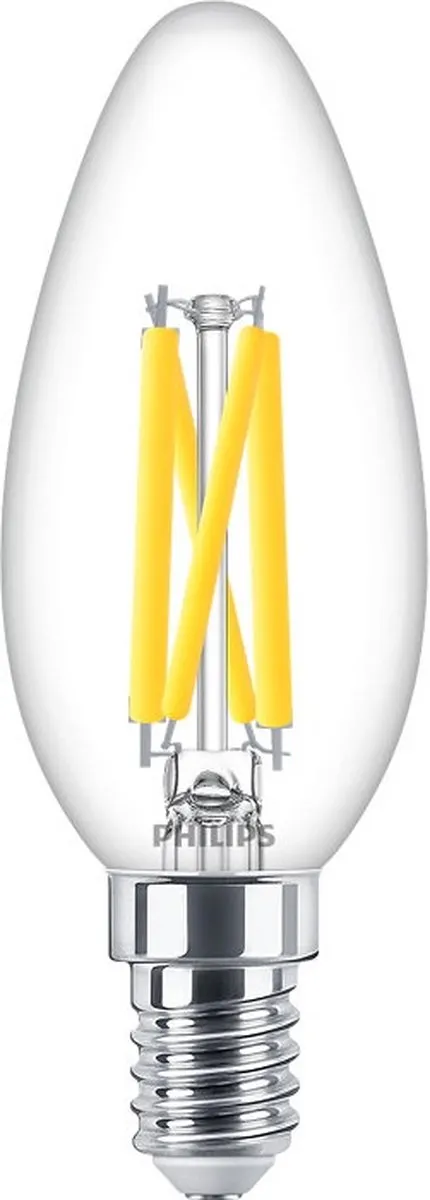 Philips LED Kaarslamp E14 3.4W 470lm - 10 Stuks