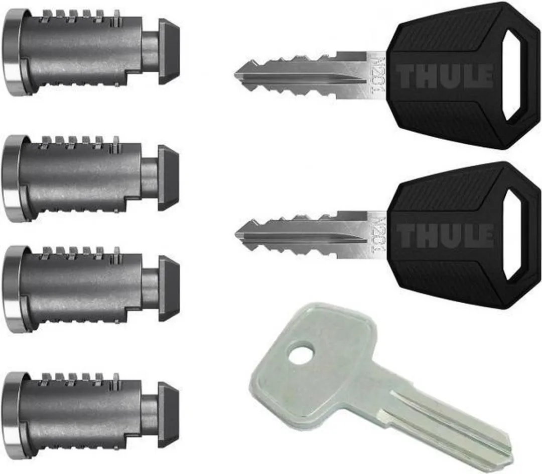 Thule One-Key System 450400 - 4 Stuks - Zwart