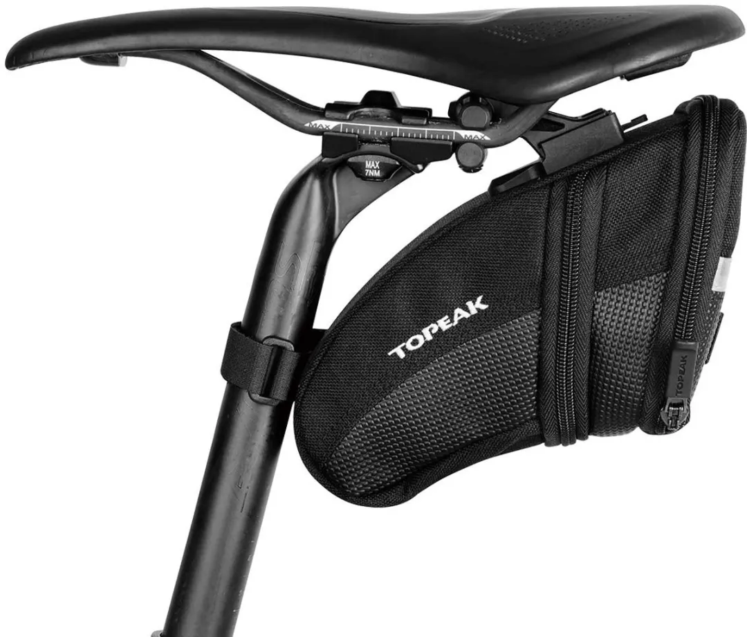 Topeak Aero Wedge Pack Clip Zadeltas 1.2L - Medium - Zwart