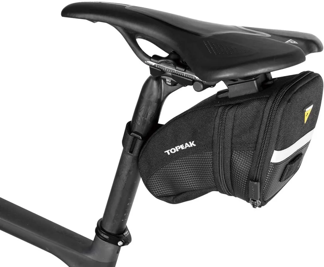 Topeak Aero Wedge Pack Clip Zadeltas 1.2L - Medium - Zwart