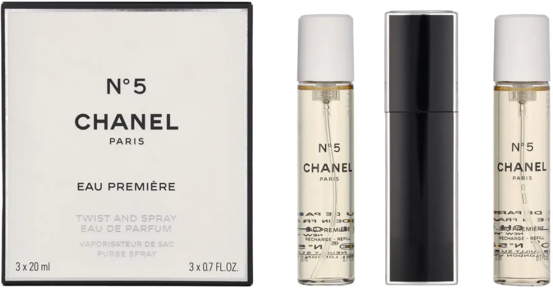Chanel No. 5 Eau Premiere Geschenkset - 60ml + 2x Refill 20ml