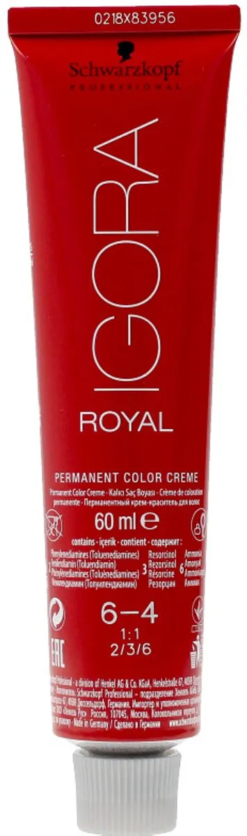 Schwarzkopf Igora Royal #6-4 Haarverf 60ml