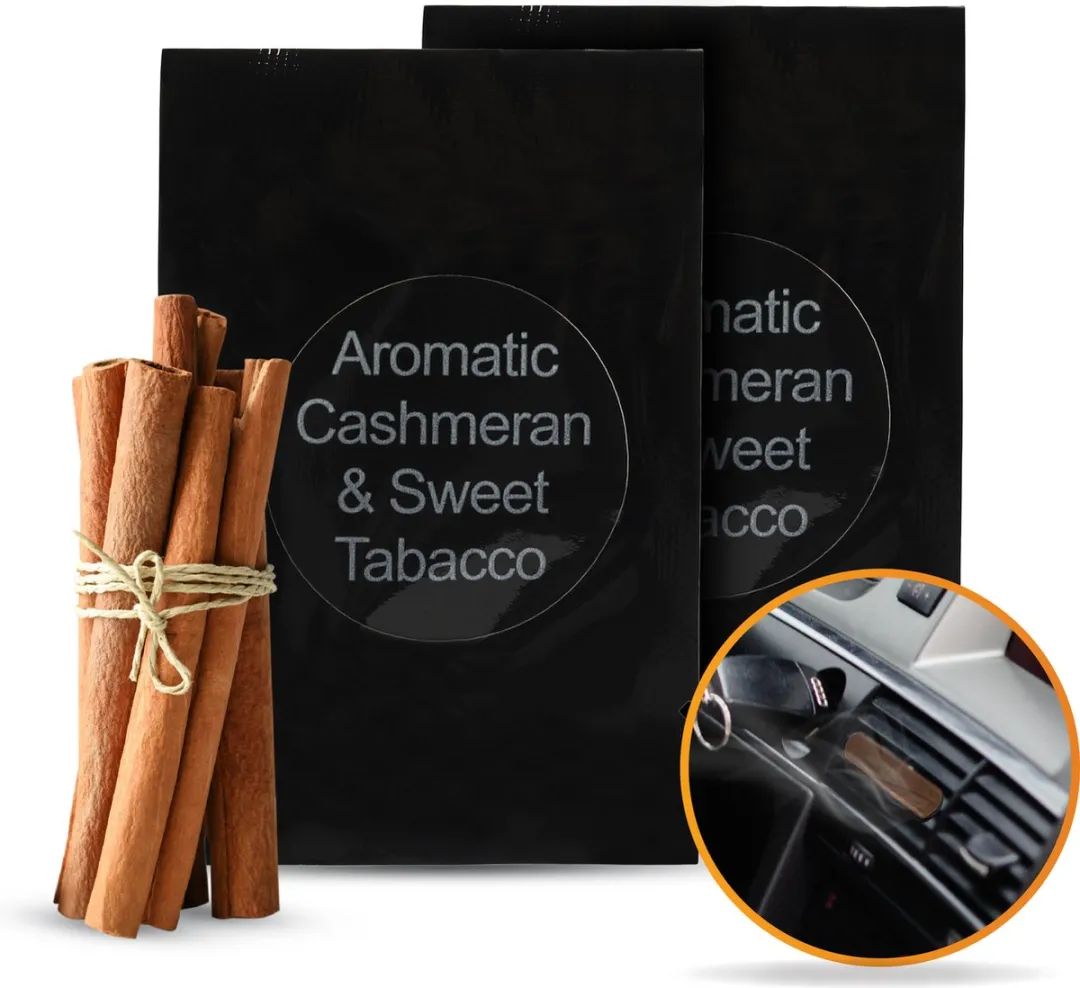 R2B Autoparfum Navulling Kasjmier & Zoete Tabak 2x10ml