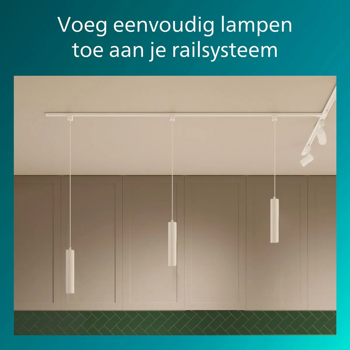 Philips EasyLink Hanglamp-adapter Railverlichting - Wit