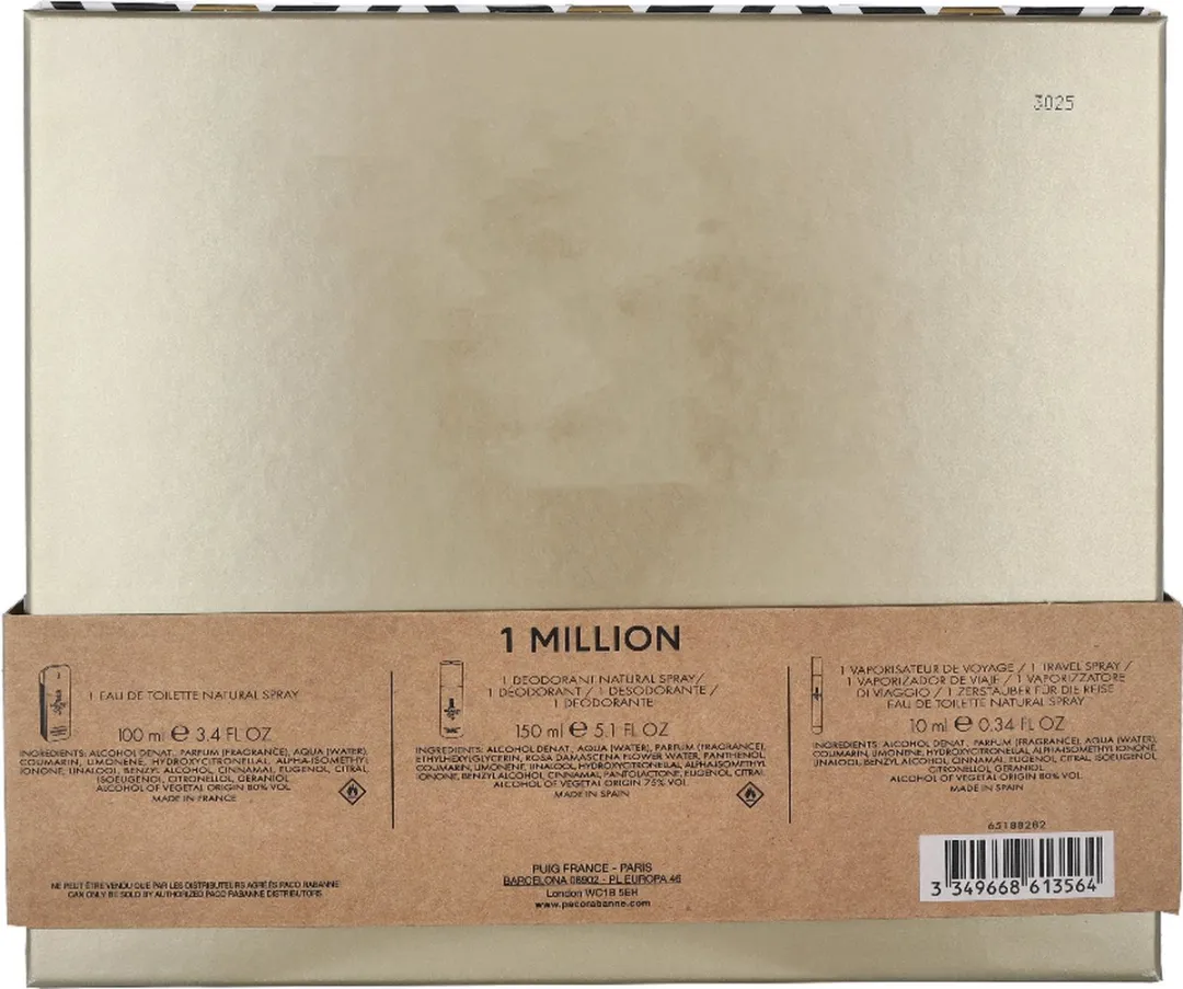 Paco Rabanne 1 Million Gift Set - 260ml