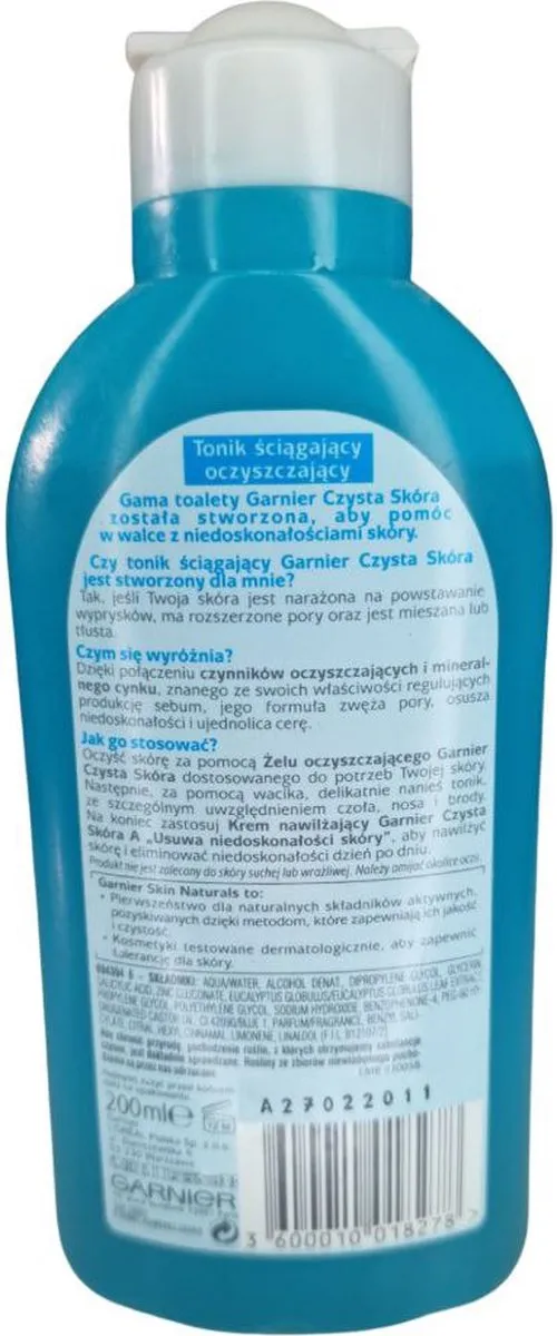 Garnier Pure Cleaning Tonic 200ml - afbeelding 5 van 5