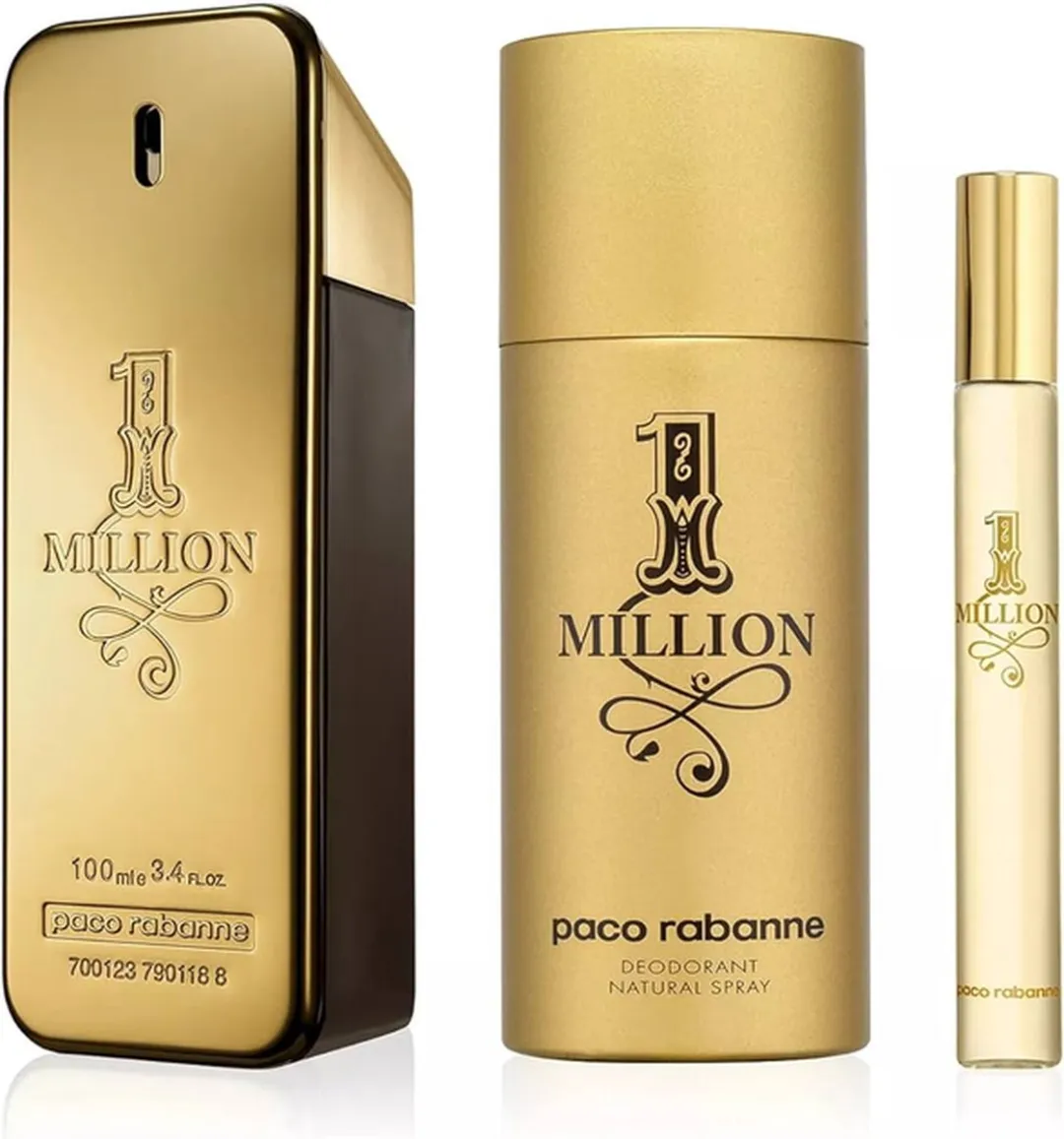 Paco Rabanne 1 Million Eau de Toilette Set - 260ml