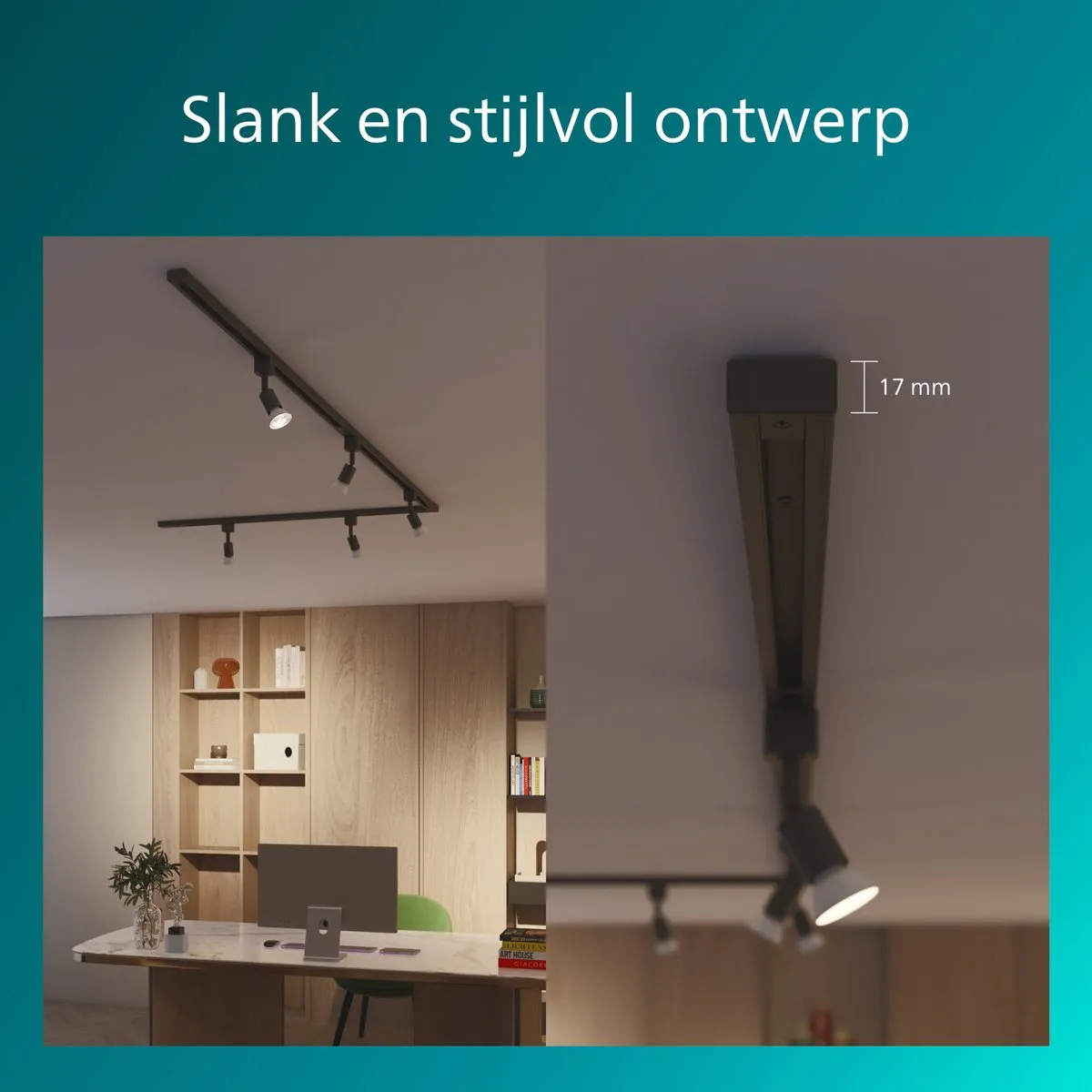 Philips EasyLink Tobia Spot GU10 - 3 Stuks - Zwart - afbeelding 6 van 6