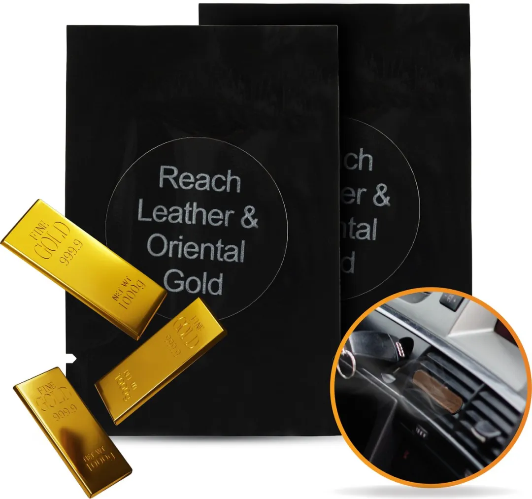 R2B Autoparfum Navulling Rijk Leer & Oosters Goud