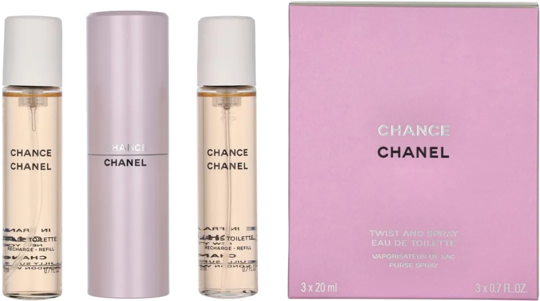 Chanel Chance Twist and Spray Navullingen 60ml - 3x20ml