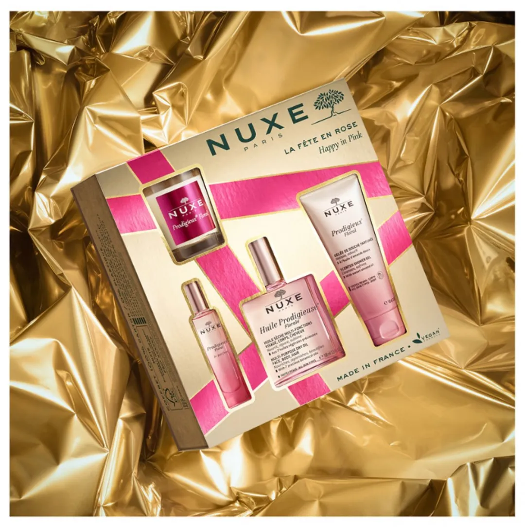 Nuxe La Fête en Rose Geschenkset - Huile Prodigieuse Floral