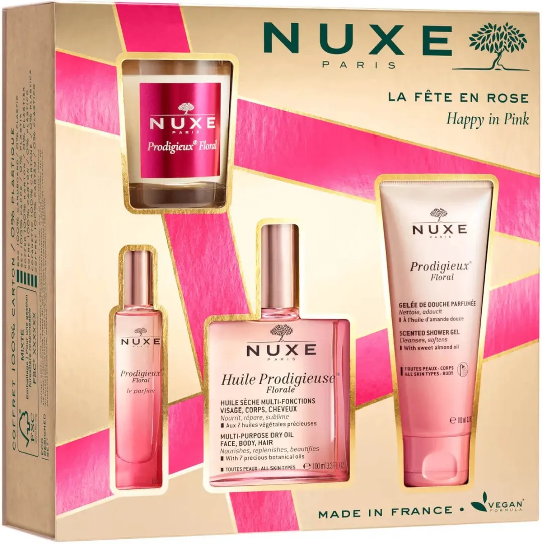 Nuxe La Fête en Rose Geschenkset - Huile Prodigieuse Floral
