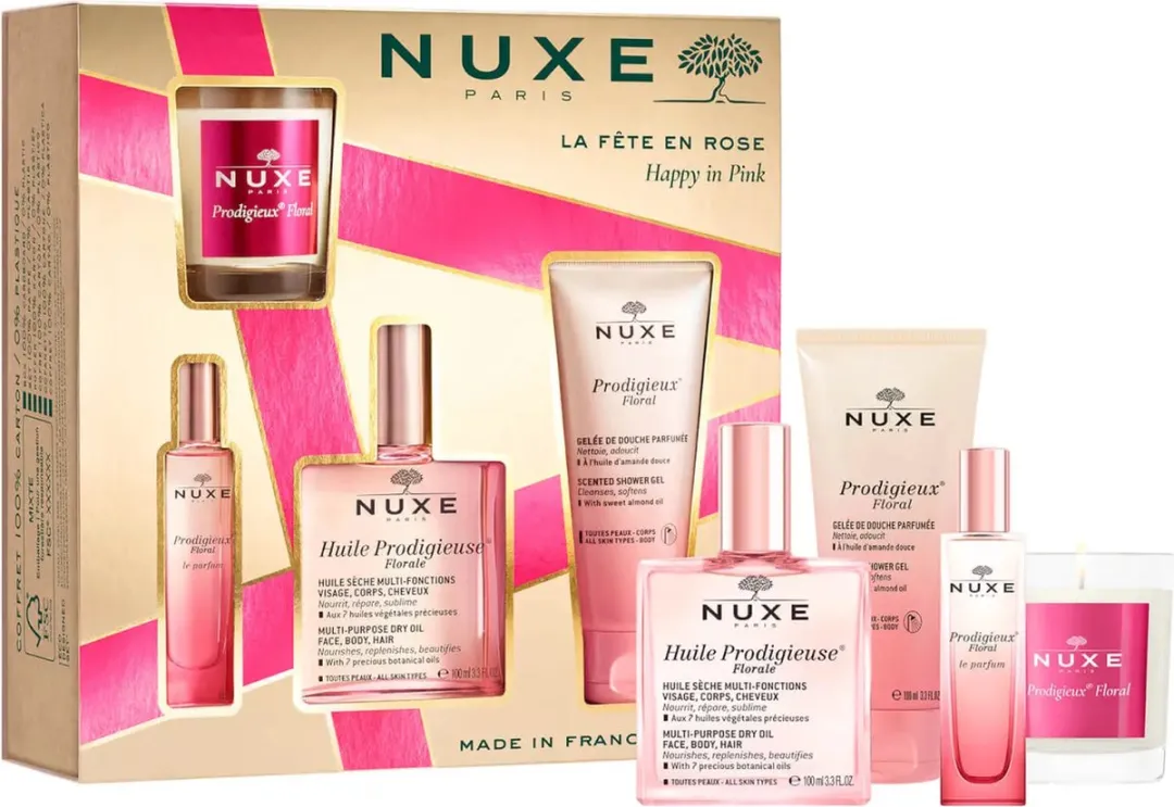 Nuxe La Fête en Rose Geschenkset - Huile Prodigieuse Floral