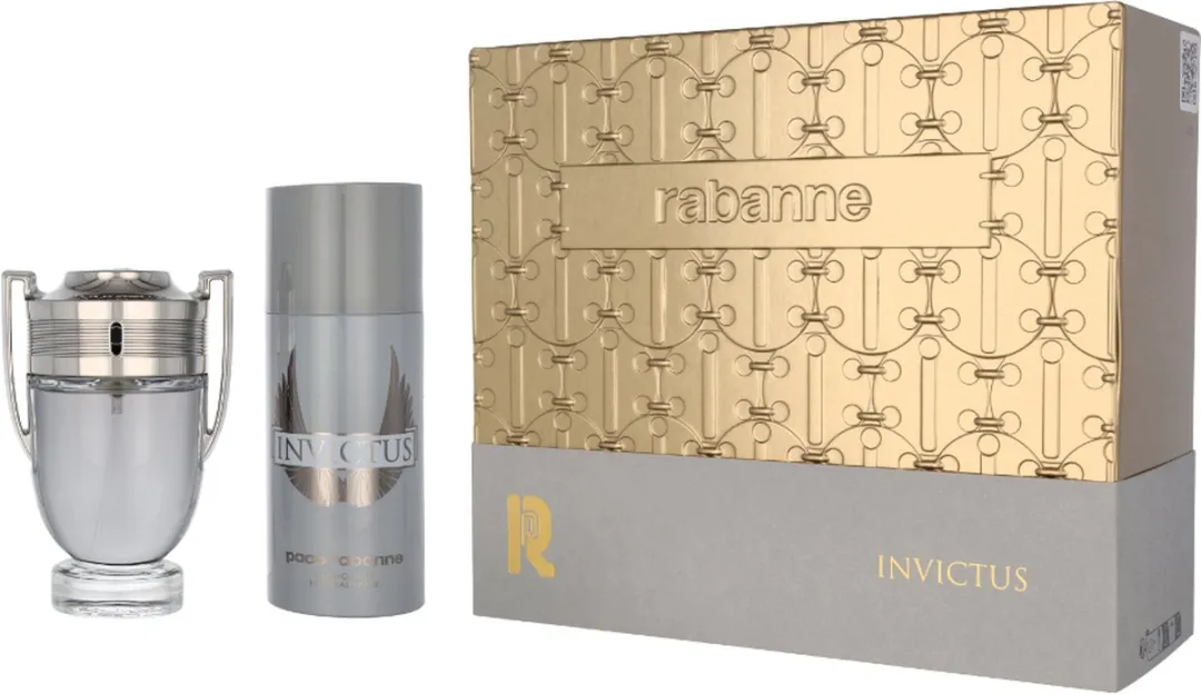 Paco Rabanne Invictus Giftset - 100ml EDT + 75ml Deo Stick