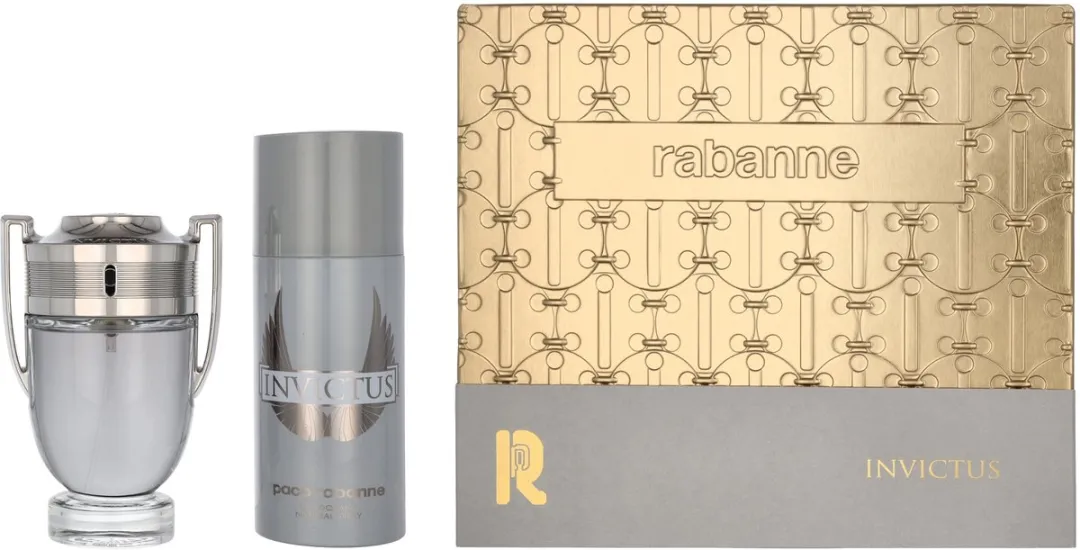 Paco Rabanne Invictus Giftset - 100ml EDT + 75ml Deo Stick