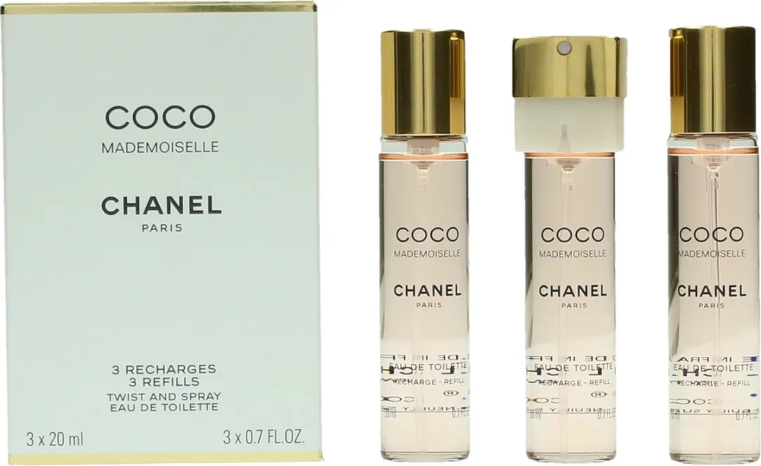 Chanel Coco Mademoiselle Geschenkset - 3x Eau de Toilette Refill
