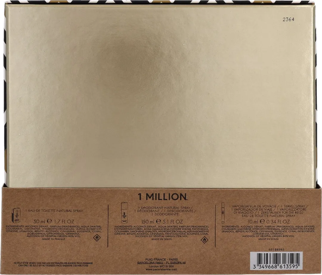 Paco Rabanne 1 Million Set - 210ml