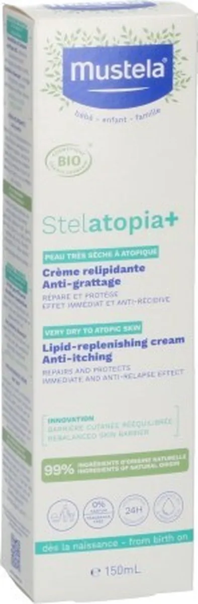 Mustela Stelatopia+ Bio Lipid-replenishing Crème 150ml